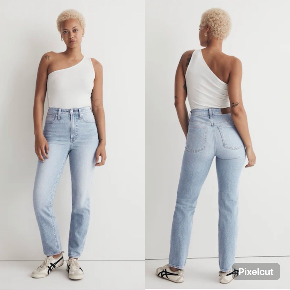 Madewell The Curvy Perfect Vintage Jean‎ In A Light Blue Wash Women’s Size 26